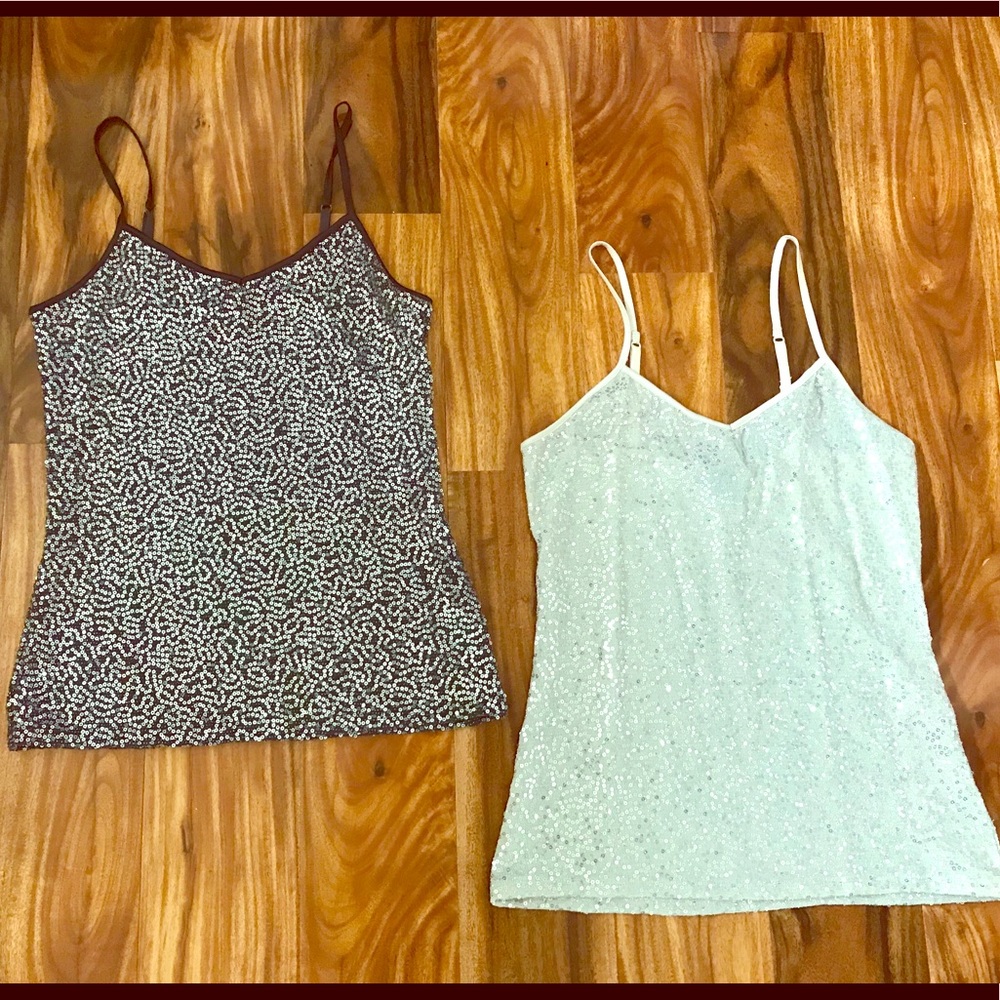 Express sequence tank-tops. 2 pairs.